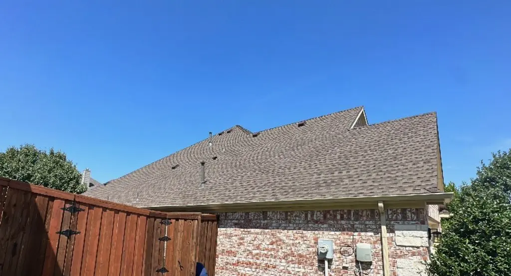 Completed roof replacement project in Morrow